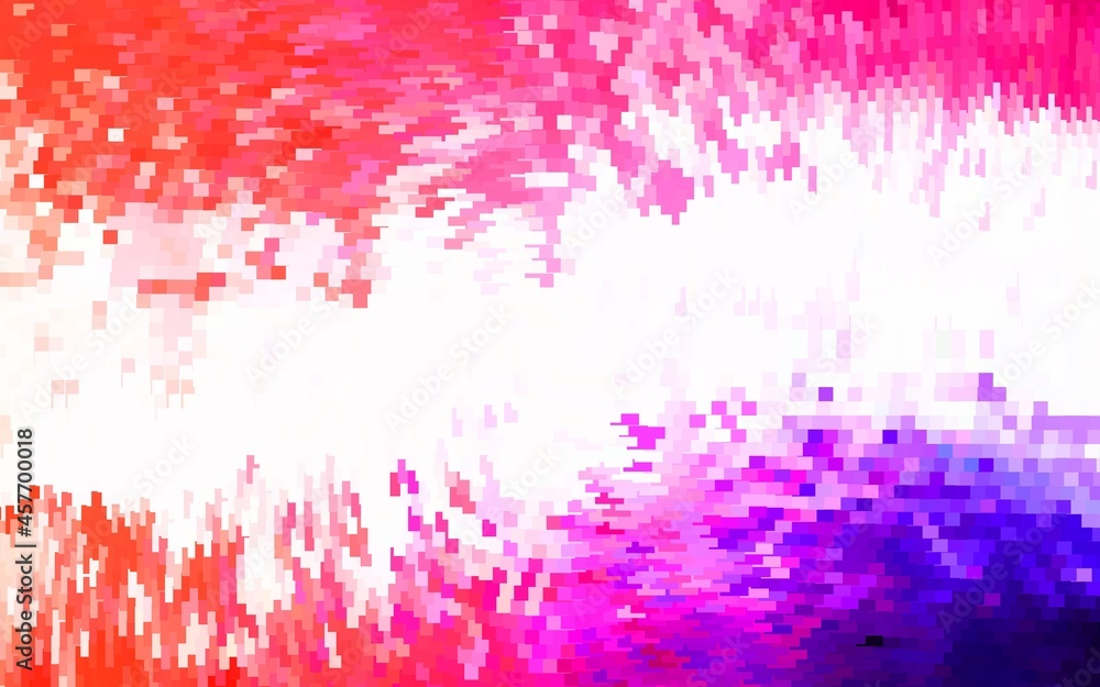 Poster light pink, red vector pattern in square style.