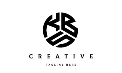 KBS creative circle three letter logo