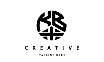 KBX creative circle three letter logo