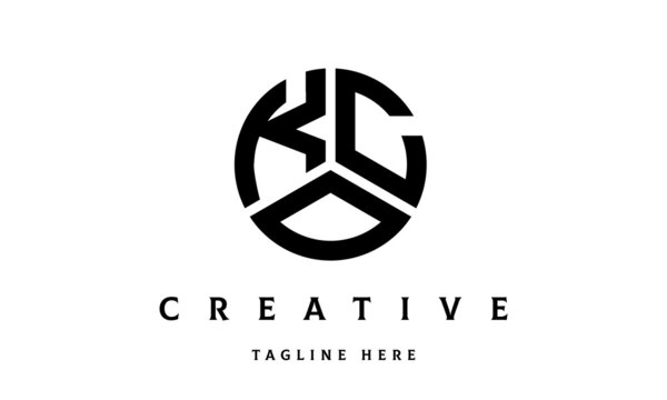 KCO creative circle three letter logo