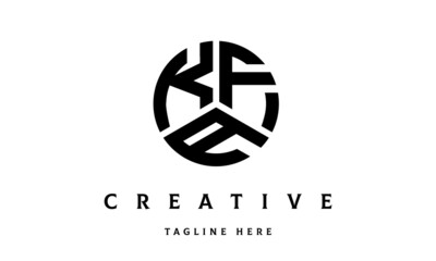 KFA creative circle three letter logo