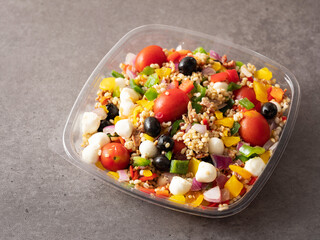 vegetable salad in a bowl