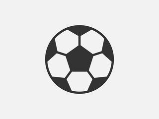 Fototapeta premium Ball toy icon on white background. Line style vector illustration.