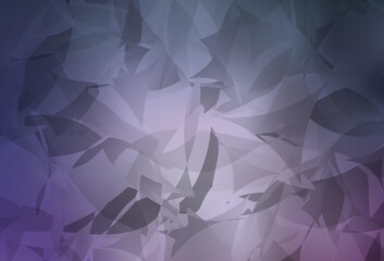 Obraz premium Light Purple vector pattern with random polygonals.