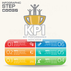 Infographics step by step. Pie chart, graph, diagram with 10 steps, options, parts, processes with small arrows. Vector business template for presentation and training.