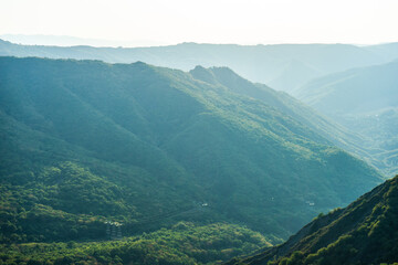 Fototapeta premium Georgian mountain landscape