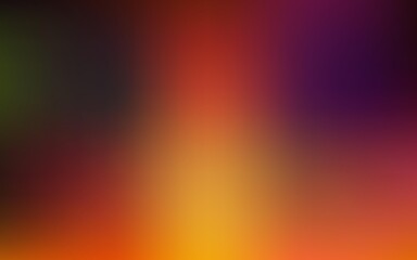 Fototapeta premium Light pink, yellow vector gradient blur background.