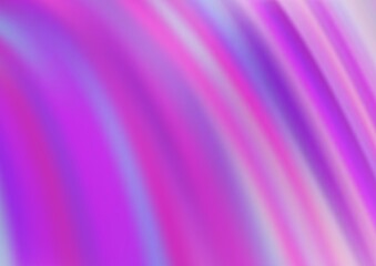 Light Purple vector background with curved circles.