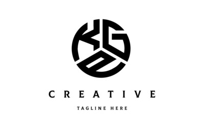 KGP creative circle three letter logo
