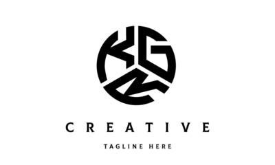 KGR creative circle three letter logo