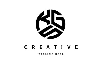 KGS creative circle three letter logo