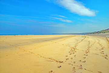 Footprints in the sand