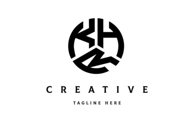 KHR creative circle three letter logo
