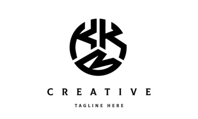 KKB creative circle three letter logo