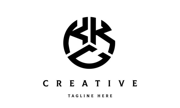 KKC creative circle three letter logo