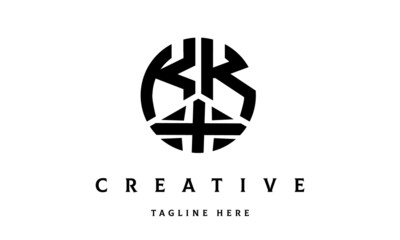 KKX creative circle three letter logo