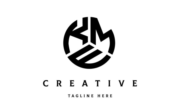 KME creative circle three letter logo