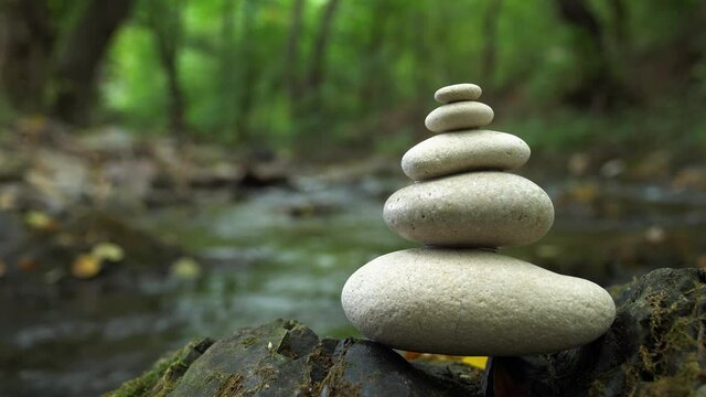 Zen stones video background