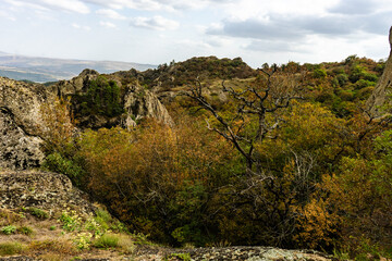 Fototapeta premium Rural Caucasus mountain landscape