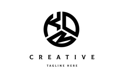 KOB creative circle three letter logo