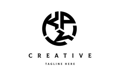 KPK creative circle three letter logo