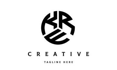 KRF creative circle three letter logo