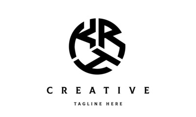 KRH creative circle three letter logo