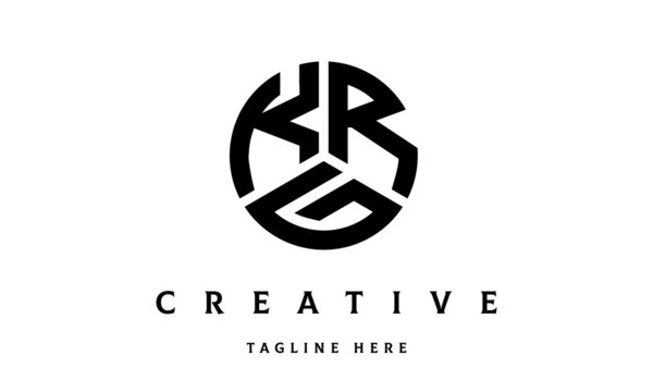 KRG creative circle three letter logo