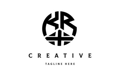 KRX creative circle three letter logo