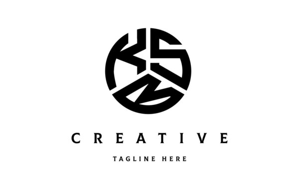 KSB creative circle three letter logo