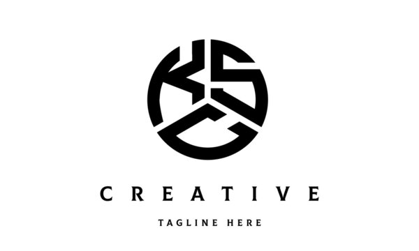 KSC creative circle three letter logo