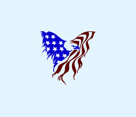 A beautiful patriotic template. American patriots will appreciate the stylish design