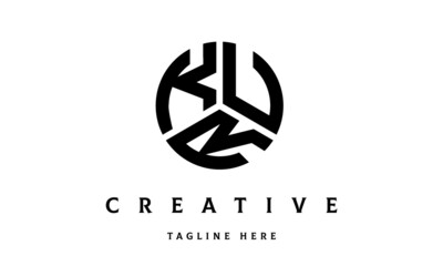 KUR creative circle three letter logo