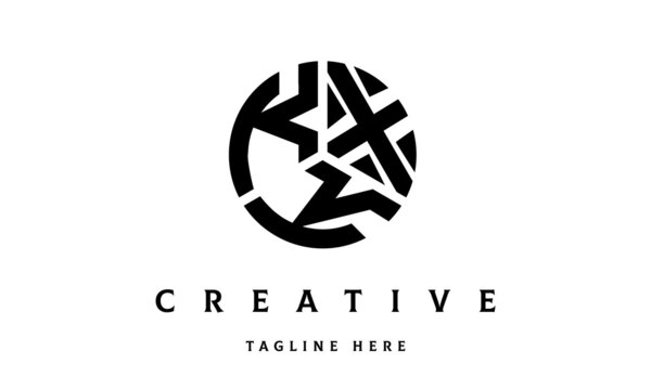 KXK creative circle three letter logo