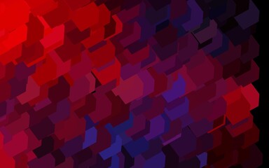 Dark Pink, Red vector background in polygonal style.