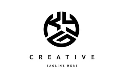 KYG creative circle three letter logo