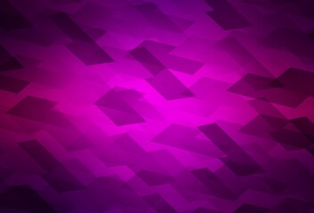 Dark Purple vector backdrop with rhombus.