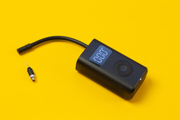 modern electric bicycle pump with display