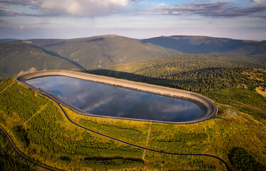 Sunset in the mountains - Dlouhé stráně