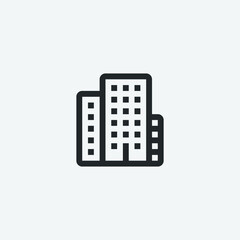 Building vector icon illustration sign