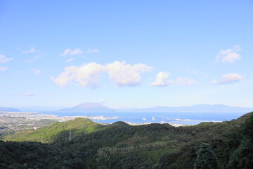鹿児島市の街並み
