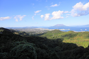 鹿児島市の街並み