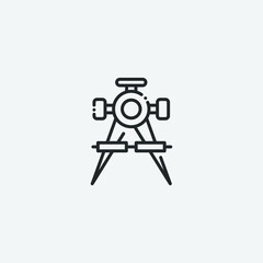 Fototapeta premium Construction vector icon illustration sign