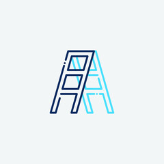 Ladder vector icon illustration sign