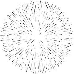 Obraz premium Radial, radiating lines. Radiation, explosion, twinkle, glare and glint effect. Abstract blast, aurora, aura effect design