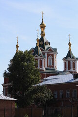 Fototapeta na wymiar The Kolomna Kremlin and the architectural monuments around it