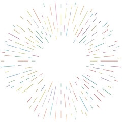 Obraz premium Radial, radiating lines. Radiation, explosion, twinkle, glare and glint effect. Abstract blast, aurora, aura effect design