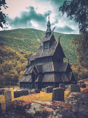 Stave Church in Borgund Norway