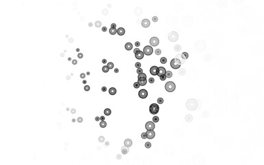 Light Gray vector layout with circle shapes.