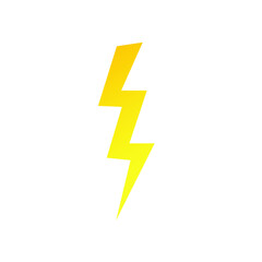 lightning bolt isolated on white